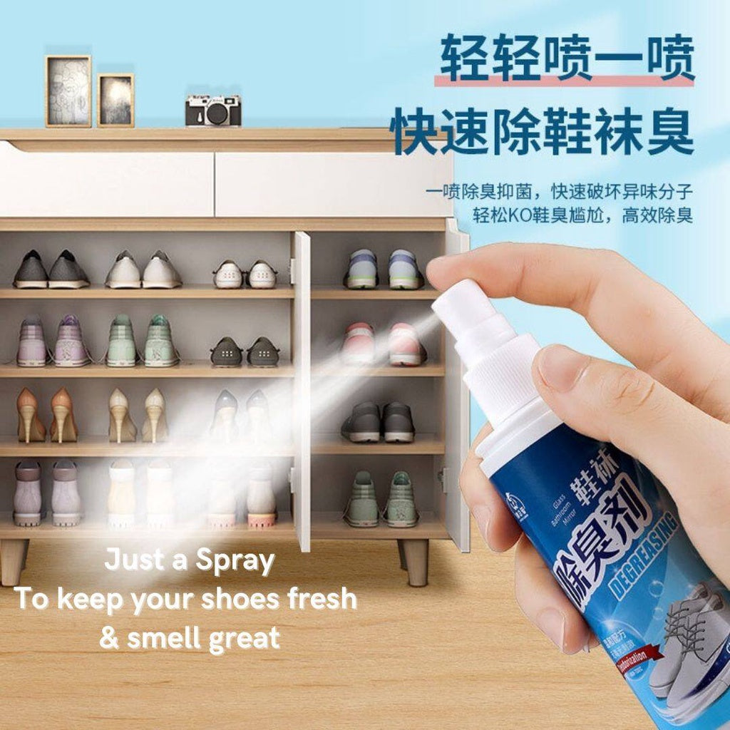 100ml Silver Ion 99% Antibacterial Shoes Spray Fresh Scent 清新银离子99%抗菌鞋子喷雾 防鞋臭 防袜子臭