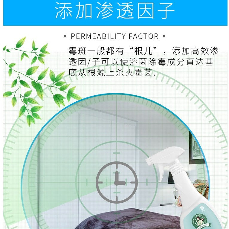 500ml 强效墙壁除霉剂 壁纸除霉剂 木板除霉剂 Wall Anti-mold Spray Wall mould removing spray Anti-mould Spray 墙壁除菌剂 Wall Mold Remover