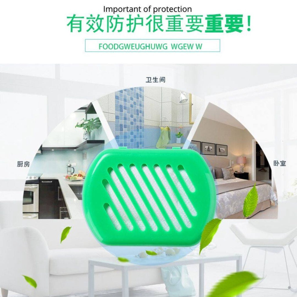 6months usage 防发霉防虫子 Japan Antibacterial Anti-Mold Natural Anti Mold Bag 抗菌除霉天然防霉包6个月使用防虫包（厨房，厕所，潮湿地方可放） 垃圾桶防虫子 垃圾桶芳香贴