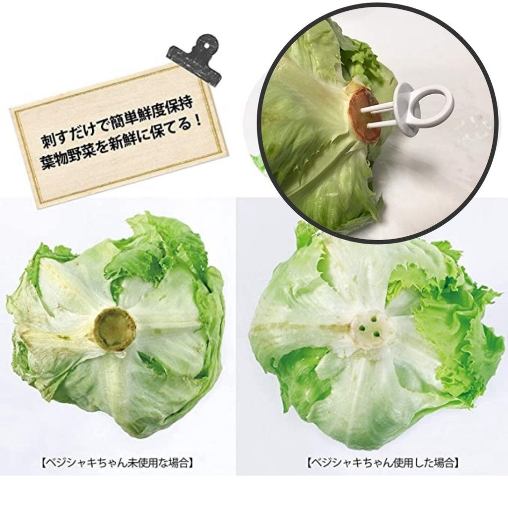 2pcs Vegetable Fresh Keeper Japanese Style 日式蔬菜保鲜签蔬菜保鲜叉