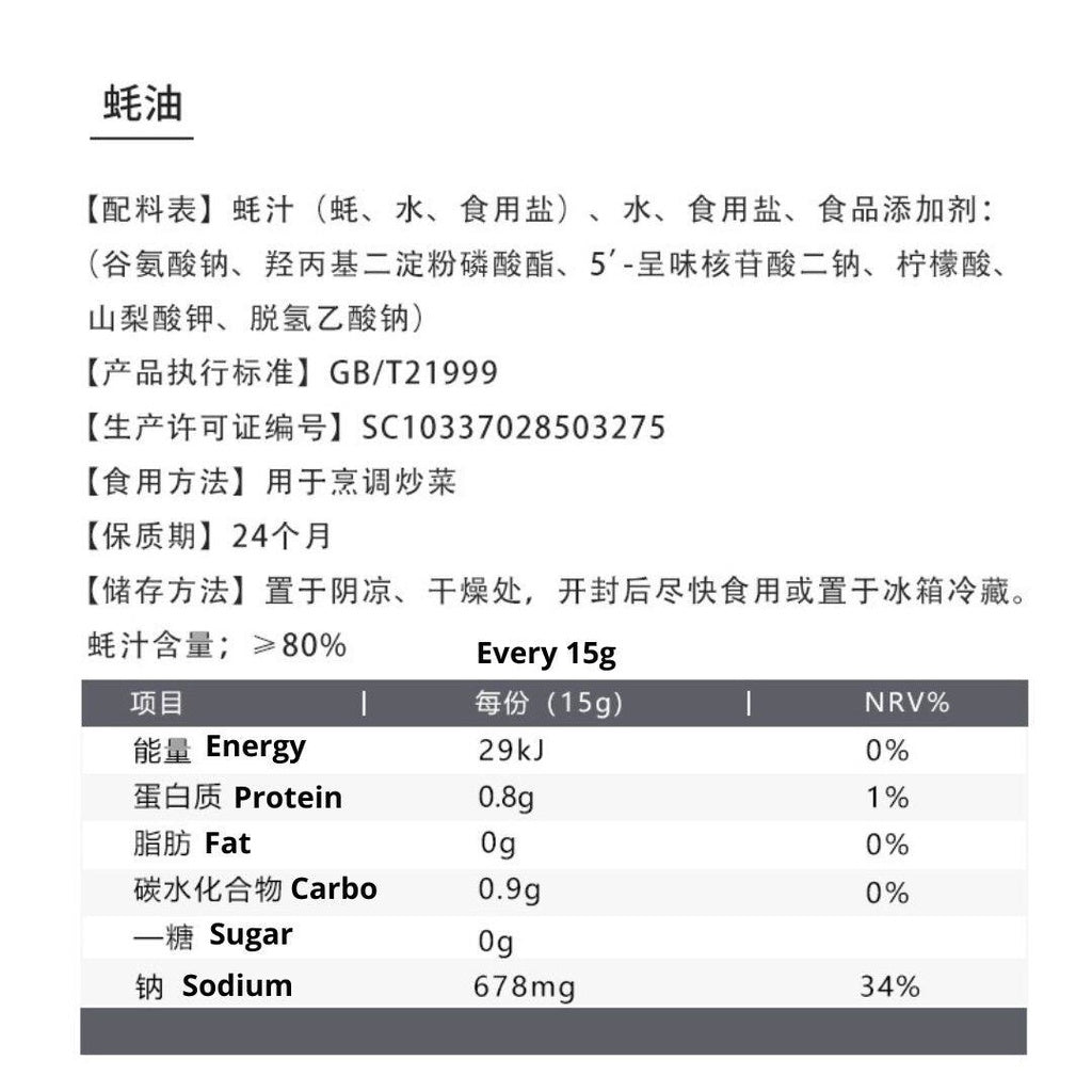 Keto Friendly生酮 无糖 无油 蚝油/酱油生抽/红烧酱油老抽 SUGAR FREE FAT FREE Oyster Sauce/Soy Sauce/Braised Sauce