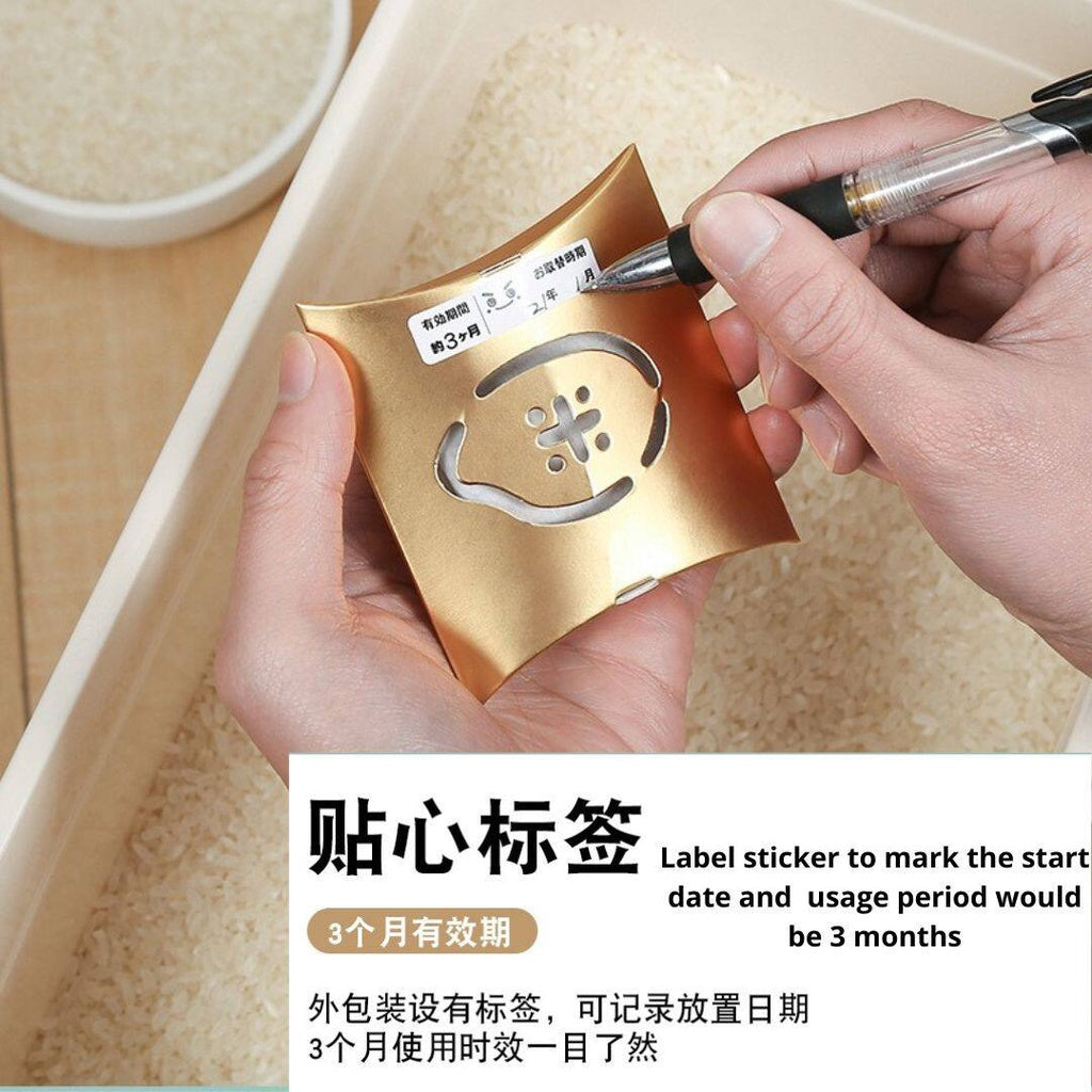 Natural Anti Rice Bugs Bag for 3 months usage 3个月使用渔生堂天然防米虫神器