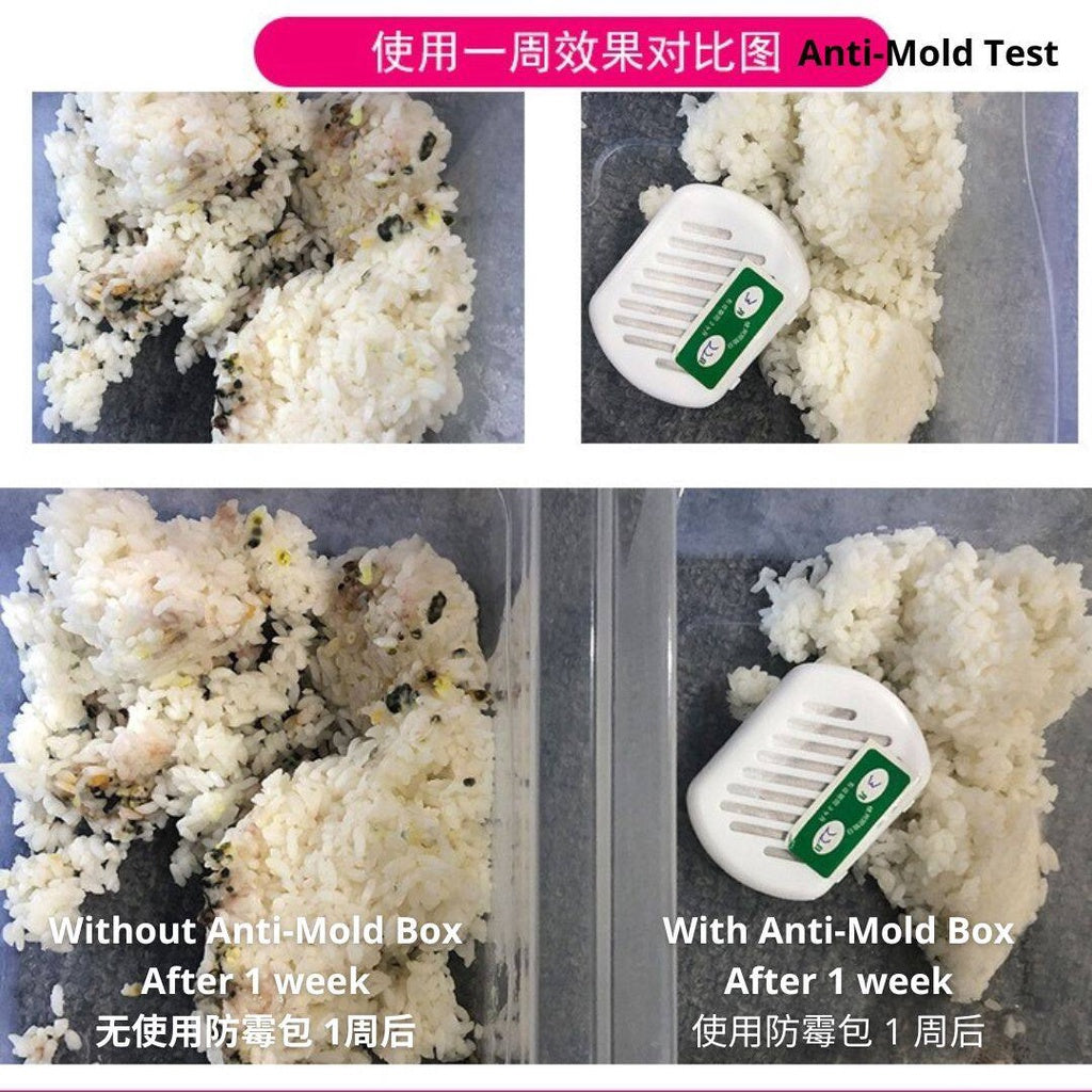 6months usage 防发霉防虫子 Japan Antibacterial Anti-Mold Natural Anti Mold Bag 抗菌除霉天然防霉包6个月使用防虫包（厨房，厕所，潮湿地方可放） 垃圾桶防虫子 垃圾桶芳香贴