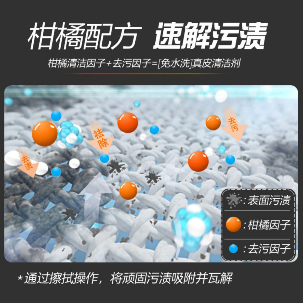 500ml 汽车皮革清洁剂（黑罐子）/汽车皮革提亮保养液（褐罐子） Car Leather Cleaning Spray/Car Leather Brightening Protection Spray