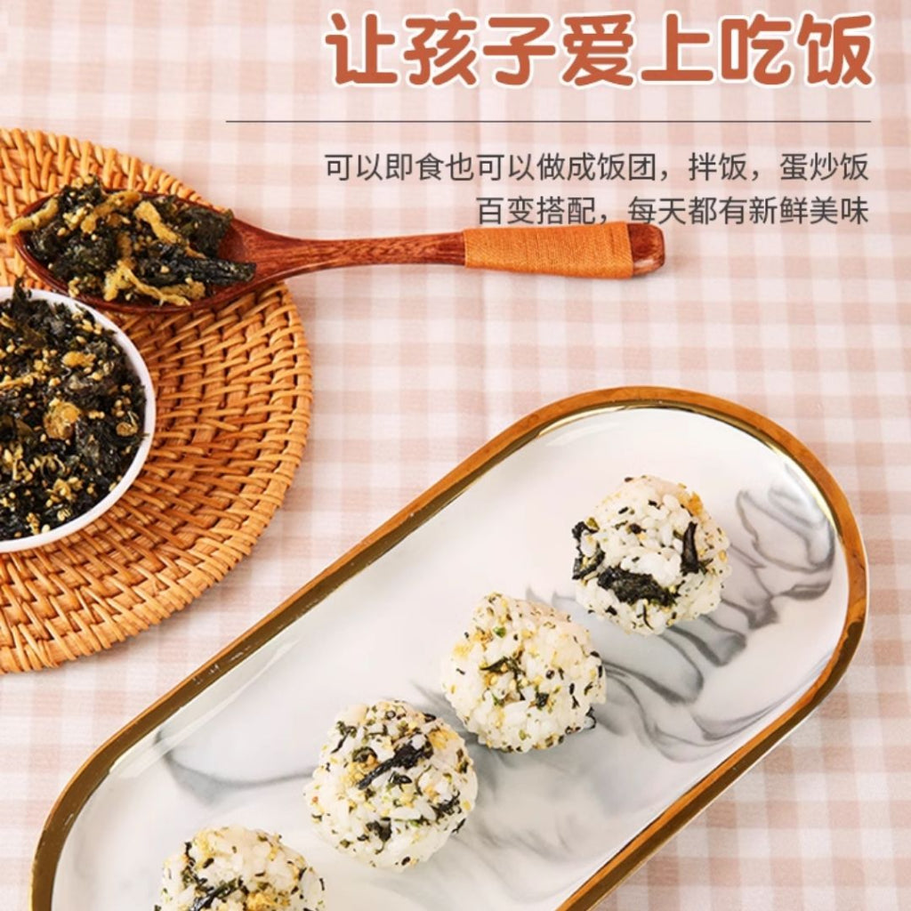 70g ZEK  DHA藻油添加 儿童每日海苔拌饭紫菜拌饭 芝麻多多/蔬菜多多/肉松多多 DHA added Daily Seaweed Mixed Seasoning