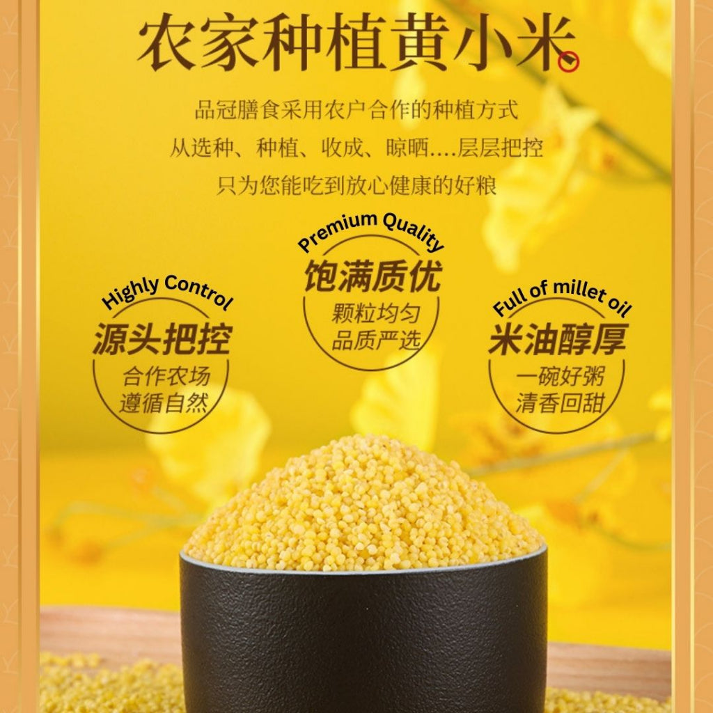 500g 养胃好消化优质黄小米Premium Grade Millet Yellow Millet Baby Millet养胃黄小米