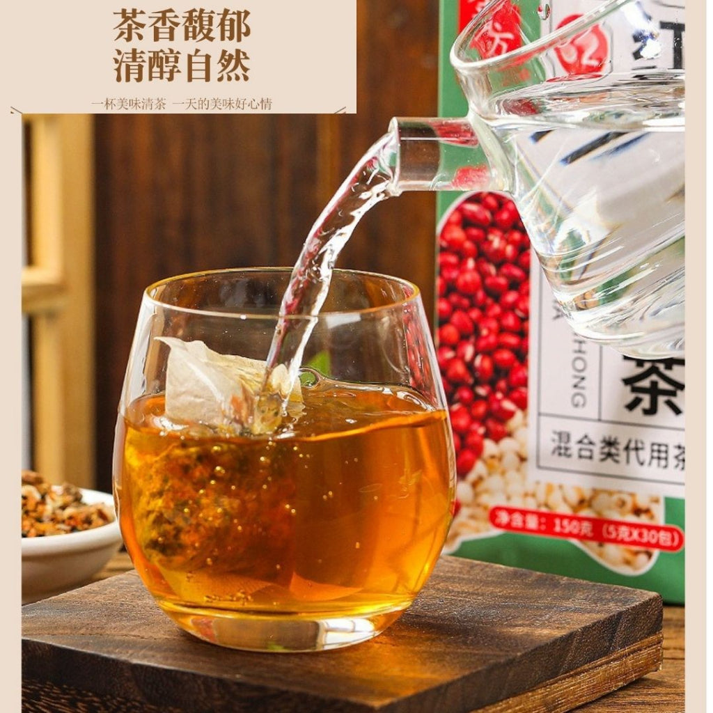 30Teabags茶袋 祛湿排毒 32味红豆薏米茶 32Herbs Red Bean Barley Tea *Detox and Reduce Dampness