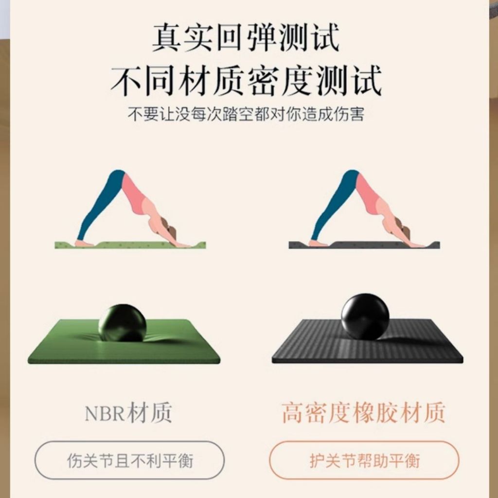 183x68cm Antique Landscape Super Anti-slip PU Natural Rubber Yoga Mat 优雅古风超防滑PU天然橡胶瑜伽垫