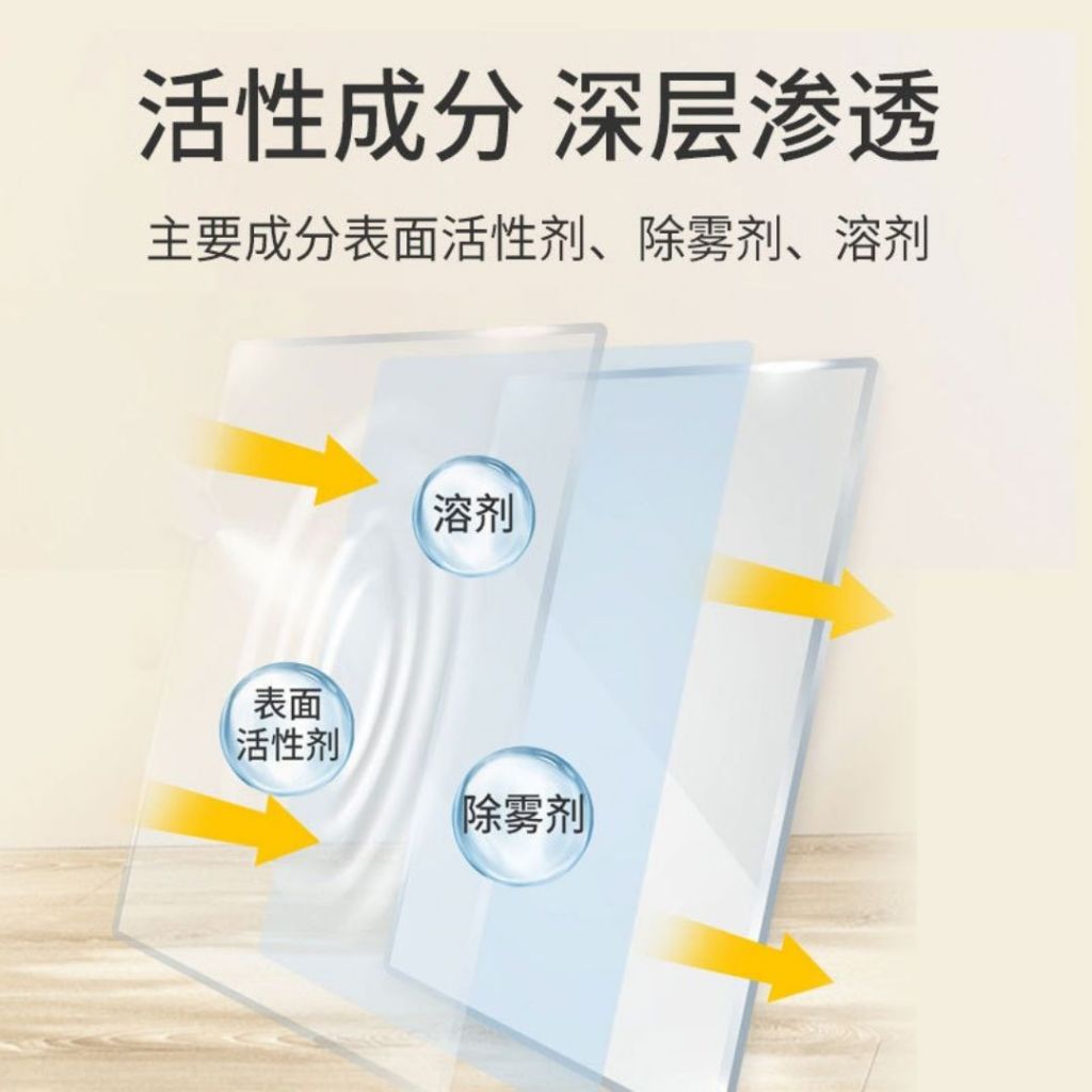 500ml Watermark Remove Glass Cleaner 不留水渍深层洁净 玻璃清洁剂