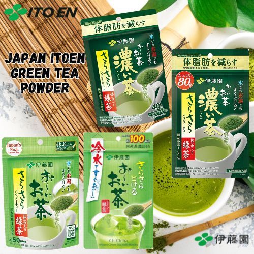 Japan ITOEN Green Tea Powder Matcha Powder 伊藤园抹茶粉 伊藤园浓抹茶粉 Japan Pure Green Tea Powder Matcha Powder