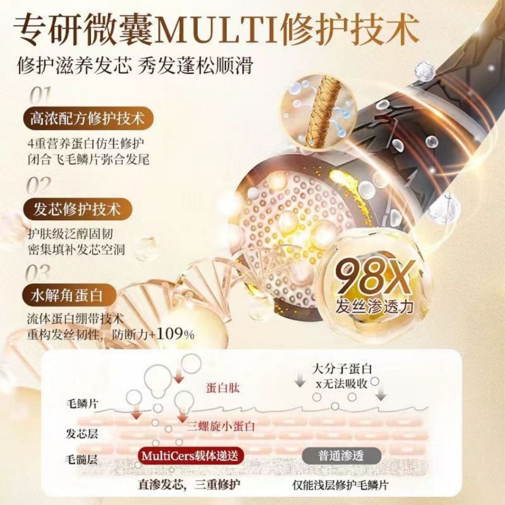韩方五谷 Five Cereal'S Keratin Repair Hair Mask 角蛋白矫正发膜