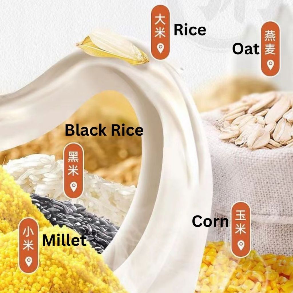 38g/bag袋 1人份1分钟速食粥即食粥 1 Pax 1 mins Instant Porridge 速食皮蛋瘦肉粥/红烧牛肉粥/香菇鸡肉粥/鲍鱼海鲜粥 Century Egg Minced Meat Porridge