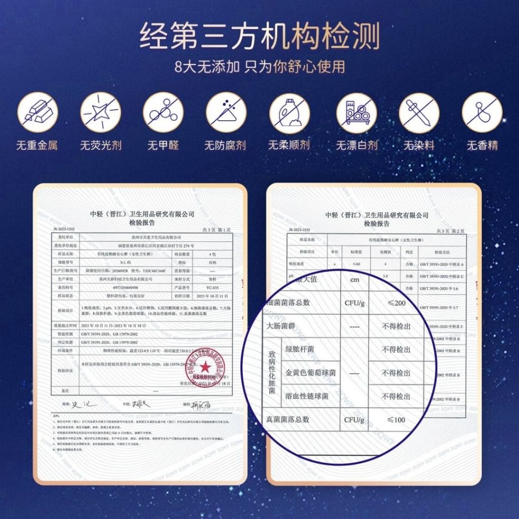 40-100kg 6pcs片/bag包 超薄型透气熟睡安心裤安睡裤 Slim & Breathable Nightsafe Sanitary Pants