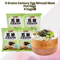 38g/bag袋 1人份1分钟速食粥即食粥 1 Pax 1 mins Instant Porridge 速食皮蛋瘦肉粥/红烧牛肉粥/香菇鸡肉粥/鲍鱼海鲜粥 Century Egg Minced Meat Porridge