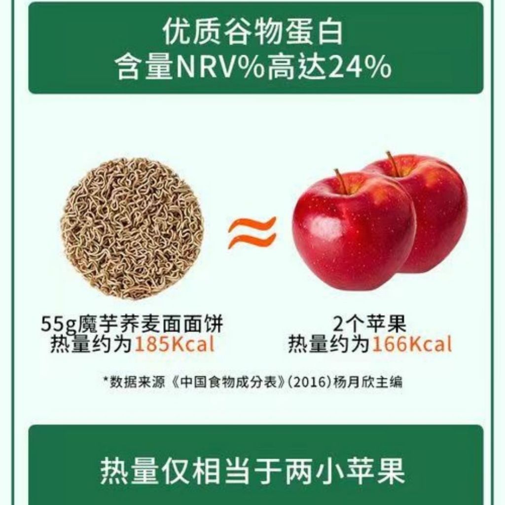 轻师傅 低脂高蛋白荞麦魔芋面 葱油荞麦魔芋面/火鸡荞麦魔芋面/椒麻荞麦魔芋面 Spring Onion Buckwheat Konjac Noodle/ Spicy Turkey Buckwheat Konjac Noodle