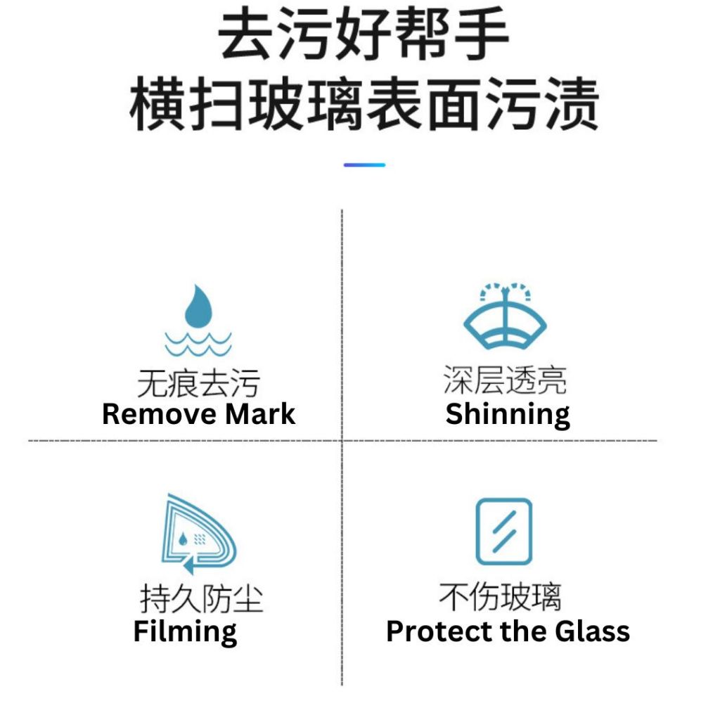 500ml Watermark Remove Glass Cleaner 不留水渍深层洁净 玻璃清洁剂