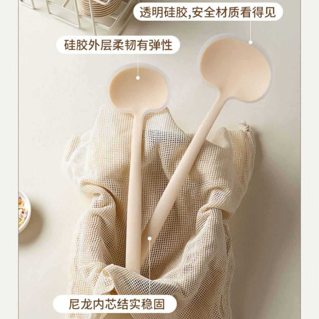 2in1 Food Grade Silicone Mushroom-shaped Spatula 食品级耐高温2合1蘑菇铲勺 High Heat Resistant 2in1 Mushroom-shaped Spatula