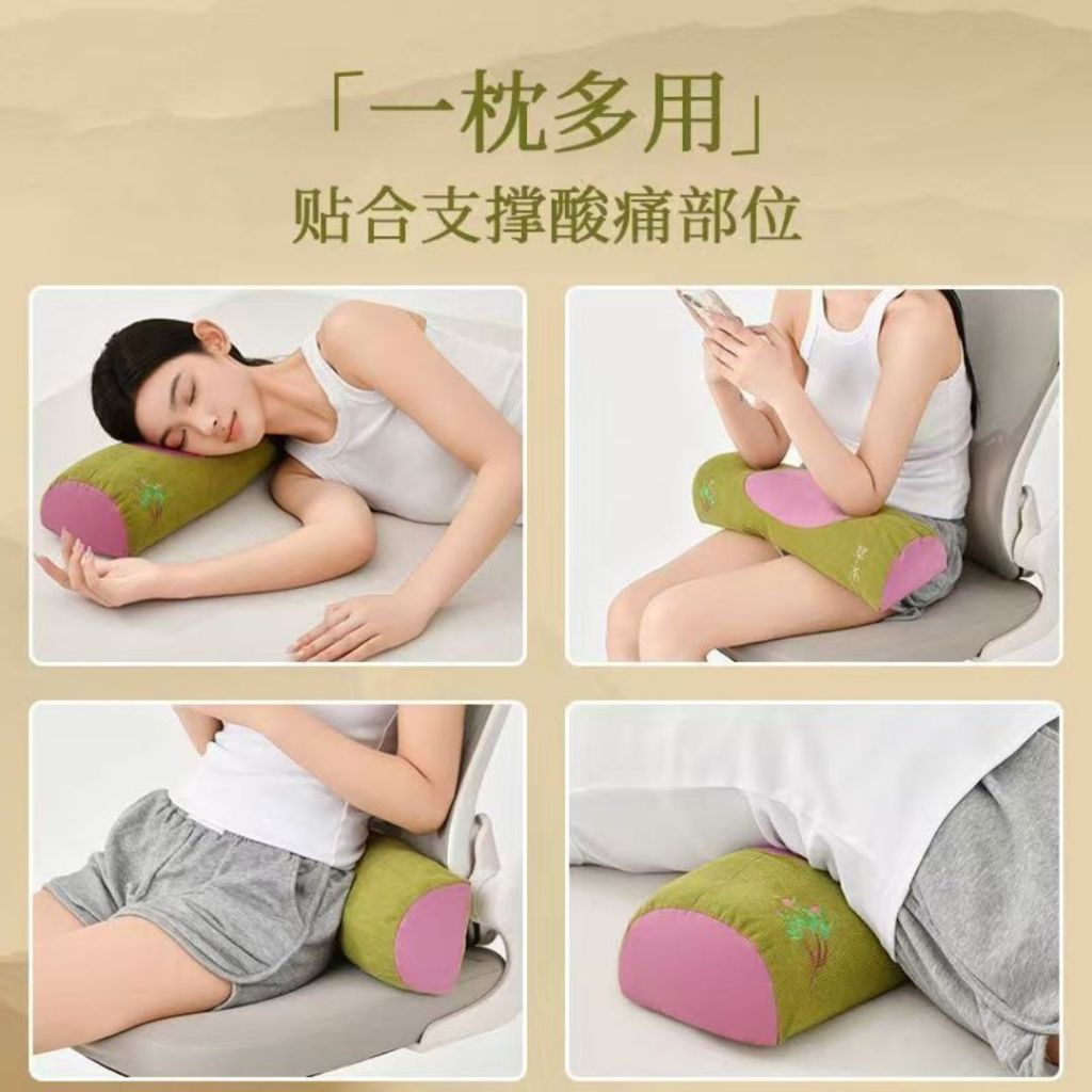 决明子艾草草本中药养生颈椎枕头 Cassia Mugwort Herbal Neck Pillow Mixed Herbal Sleeping Pillow