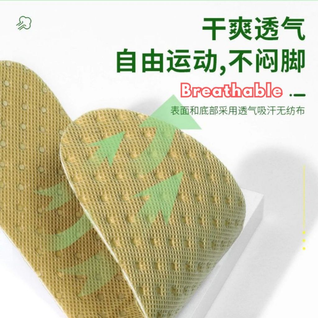 10双Pairs 一次性抗菌薄荷防臭吸汗无纺布鞋垫 Disposable Antibacterial Refresh Mint Sweat Absorbing Odor-resistant Shoes Insole 抗菌防脚臭薄荷耐磨鞋垫