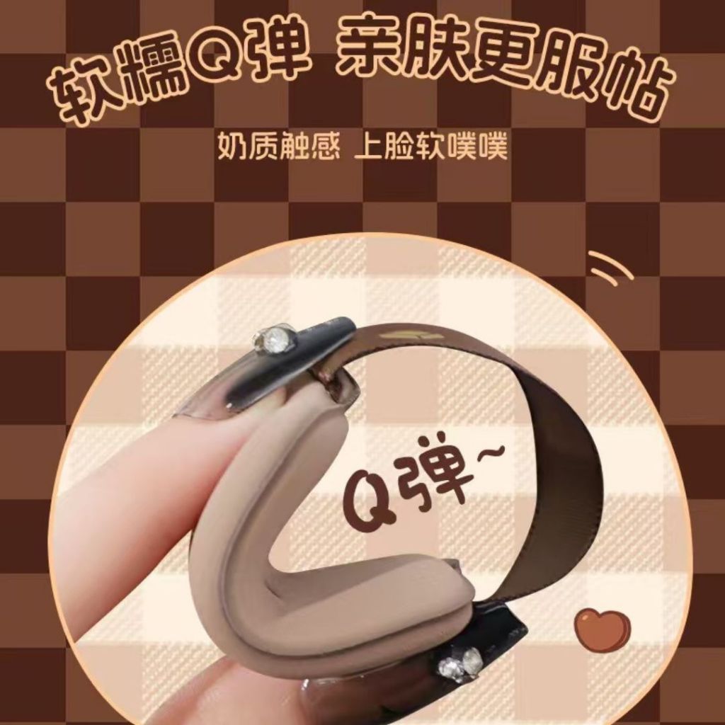 6pcs枚/box盒 BANGNA Chocolate Dual Use Makeup Puff 巧克力服帖不卡粉粉扑 邦娜巧克力粉扑 Makeup Sponges 干湿两用巧克力粉扑