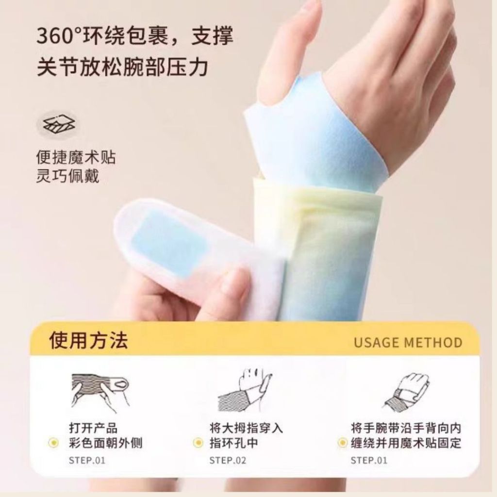 丹参生姜6大草本温灸手腕腱鞘暖暖热敷带 减低手腕腱鞘炎 Herbal Salvia Ginger Hand Wrist Warm Band 适合妈妈手或长期打字玩手机人士 Herbal Braces Warm Band手腕暖暖带