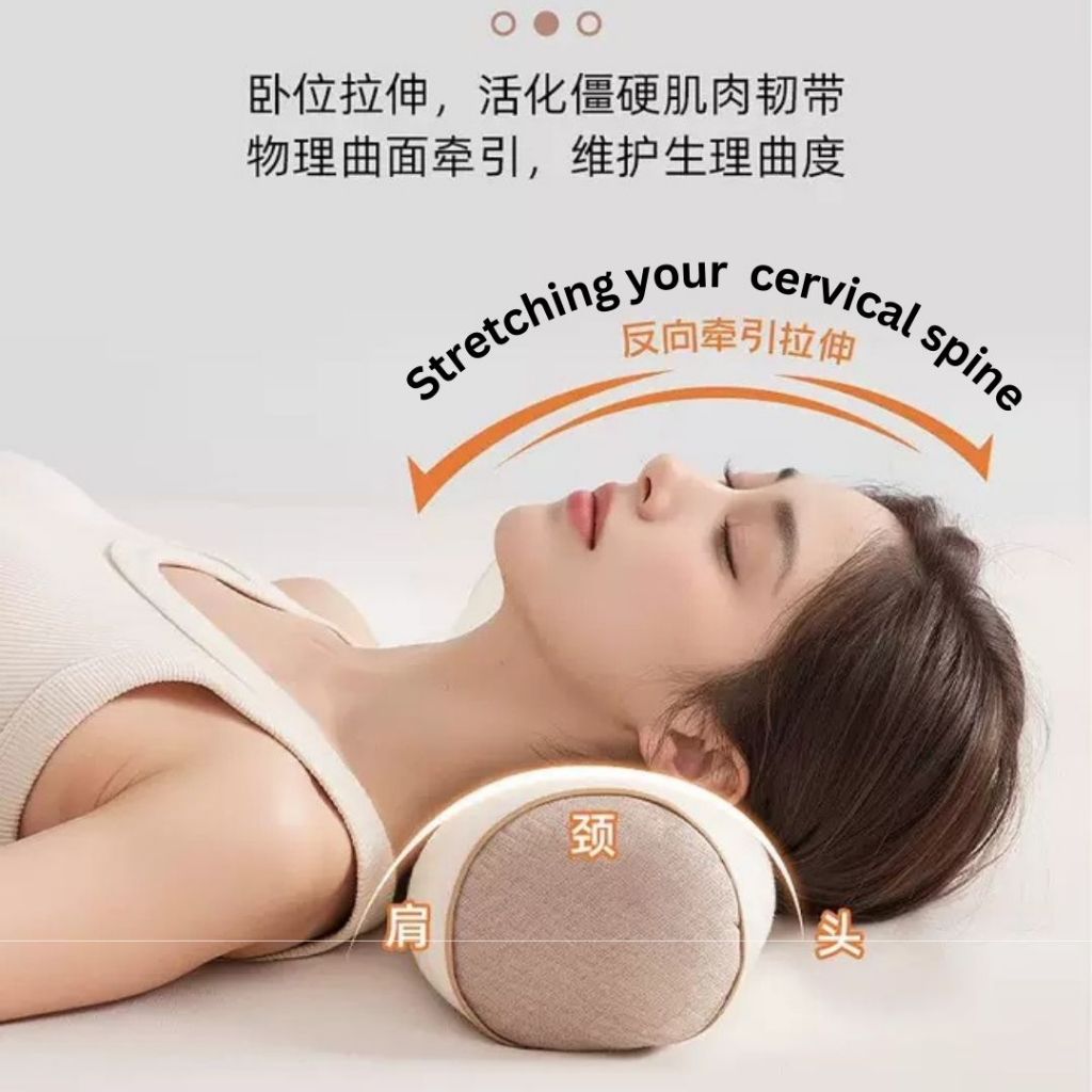 Buckwheat Neck Support Pillow 荞麦颈椎枕头 Antibacterial Buckwheat Pillow 颈椎拉伸荞麦枕头 颈椎拉伸枕头 Neck Stretching Pillow