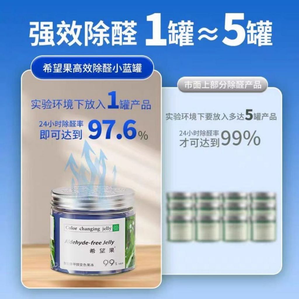 200g Formaldehyde Removal Jelly 新家除甲醛果冻 橱柜家具油漆除甲醛果冻 Remove New House Formaldehyde Safe for whole family