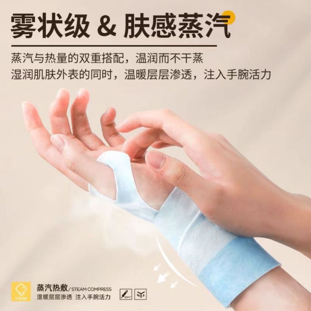 丹参生姜6大草本温灸手腕腱鞘暖暖热敷带 减低手腕腱鞘炎 Herbal Salvia Ginger Hand Wrist Warm Band 适合妈妈手或长期打字玩手机人士 Herbal Braces Warm Band手腕暖暖带