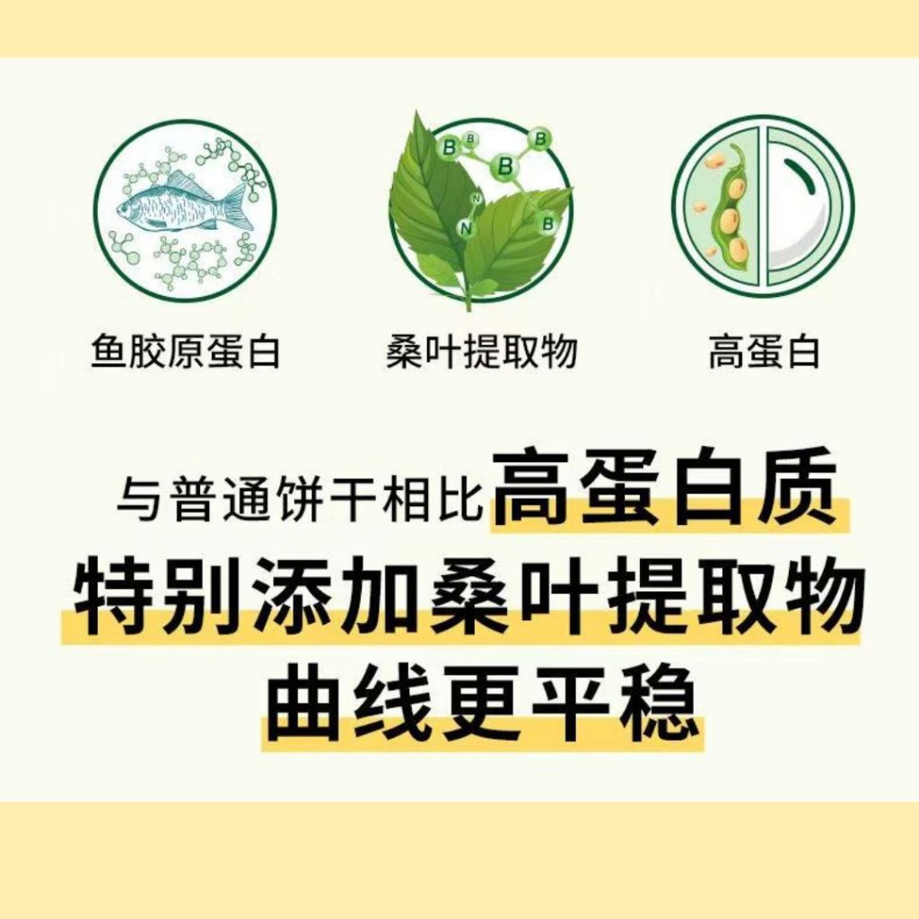 50g Low GI Biscuit Snack 糖友饼干 High Protein High Fiber Cracker Biscuit 低升糖高蛋白小脆饼 Diabetes Snacks