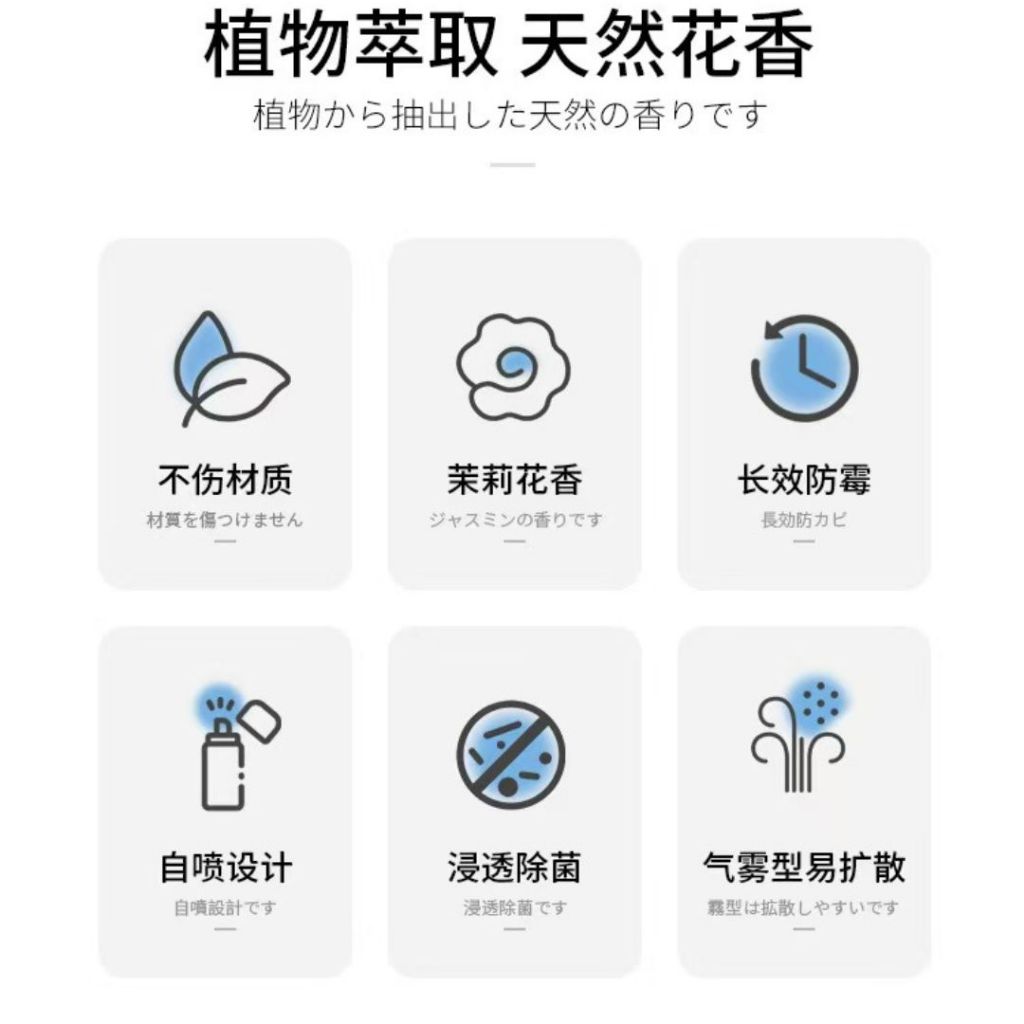 150ml 日本除菌防霉喷雾 预防霉菌生长喷雾 Worldlife Japan Anti-Mold Aerosol Spray Prevent Mold Growing Spray 房间橱柜厕所防霉喷雾 Toilet Anti-Mold