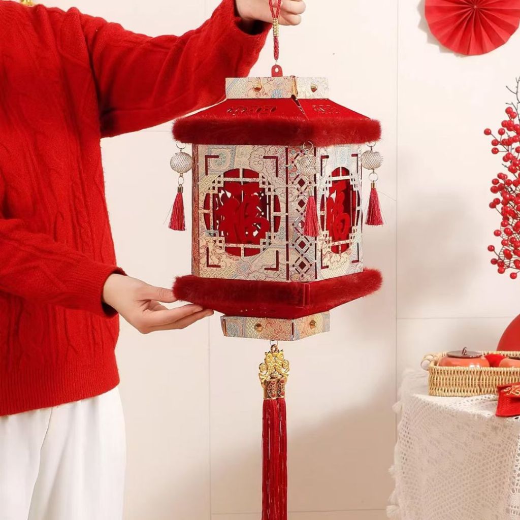 新年喜庆宫廷风灯笼 Chinese New Year Palace Lantern 新春灯笼 新年住家灯笼 CNY Lantern  New Year Home Decoration Latern
