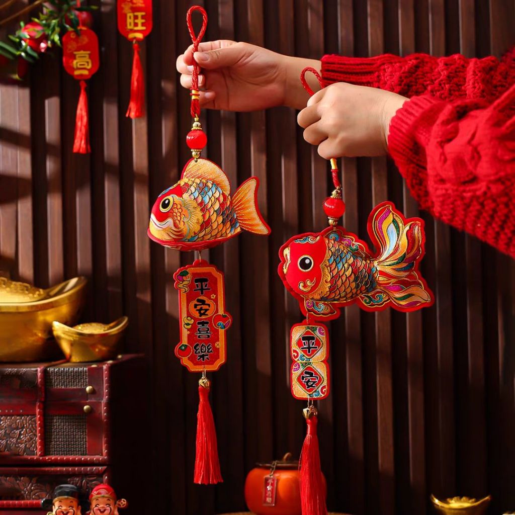 新年闪亮立体装饰小挂件 Chinese New Year Shinning 3D Decoration Ornaments