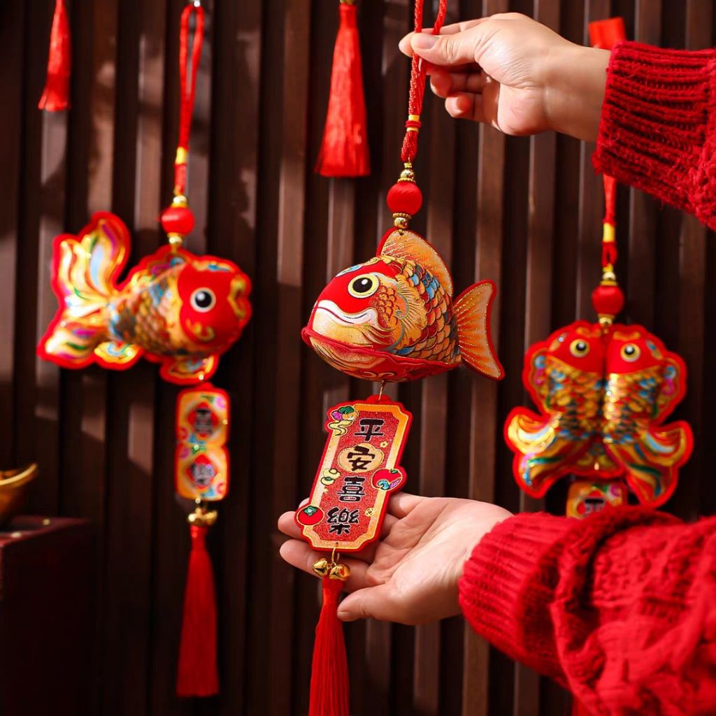 新年闪亮立体装饰小挂件 Chinese New Year Shinning 3D Decoration Ornaments