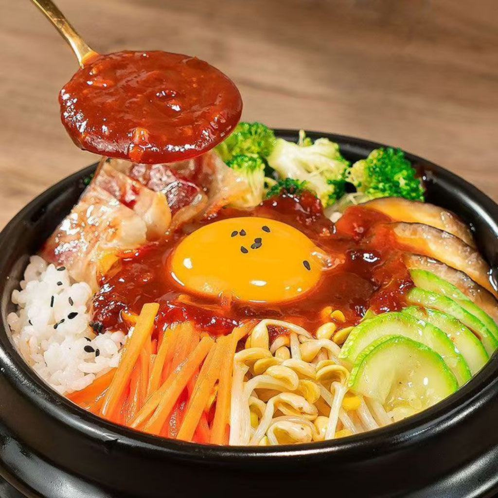 250g 儿童不辣拌饭酱 Non-spicy Kid Bibimbap Sauce 儿童不辣拌面酱 Children Non-spicy mix noodle sauce