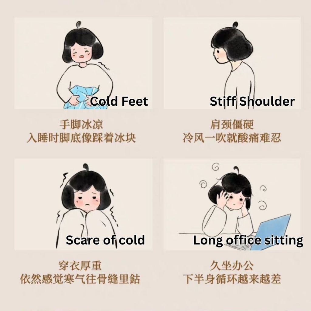 无水泡脚 3档热敷脚底艾灸热敷鞋套 Mix Herbal Warming Foot Spa Sock 白芷玉竹热敷靴 Mix Herbal Warming Foot Spa Shoes 母亲节礼物 Mother's Day Gift