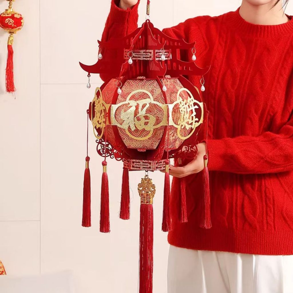 新年喜庆宫廷风灯笼 Chinese New Year Palace Lantern 新春灯笼 新年住家灯笼 CNY Lantern  New Year Home Decoration Latern