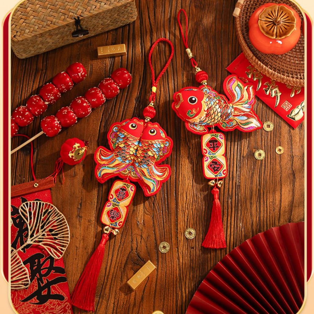 新年闪亮立体装饰小挂件 Chinese New Year Shinning 3D Decoration Ornaments