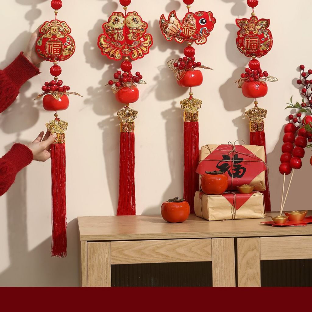 新春招财进宝烫金挂件 Chinese New Year Prosperity Shinning Wall Decoration Hanging