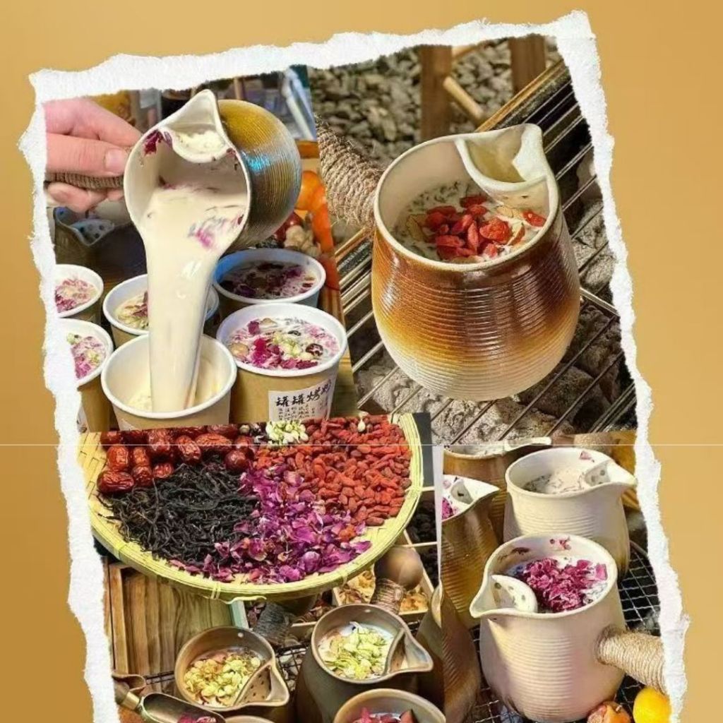 15茶袋Teabag 灌灌烤奶花瓣红茶配料包 Floral Roasted Milk Tea Bag 玫瑰红茶烤奶/茉莉红茶烤奶/桂花红茶烤奶 养气血花瓣红茶烤奶 Rose Roasted Milk Tea Bag