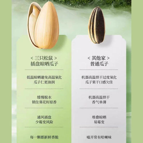 108g 三只松鼠 茉莉茶香味瓜子 Jasmine Tea Melon Seeds/ 新年零食 新年瓜子 CNY Snacks Jasmine Tea Scent Melon Seed