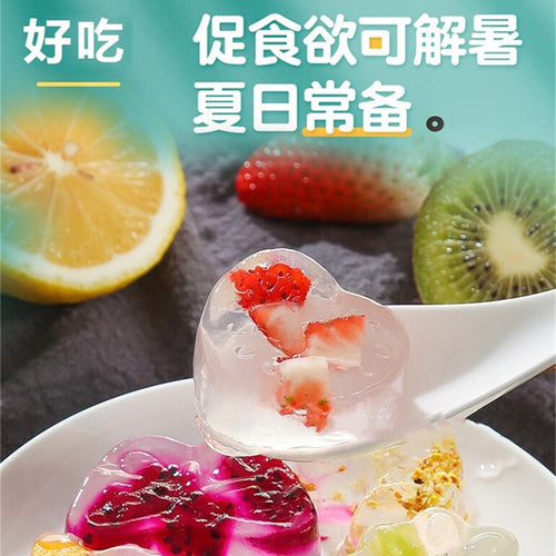 100g 无防腐剂 低卡 冰凉白凉粉 无防腐剂果冻粉 100g No Preservatives   *Low Calories White Jelly Powder