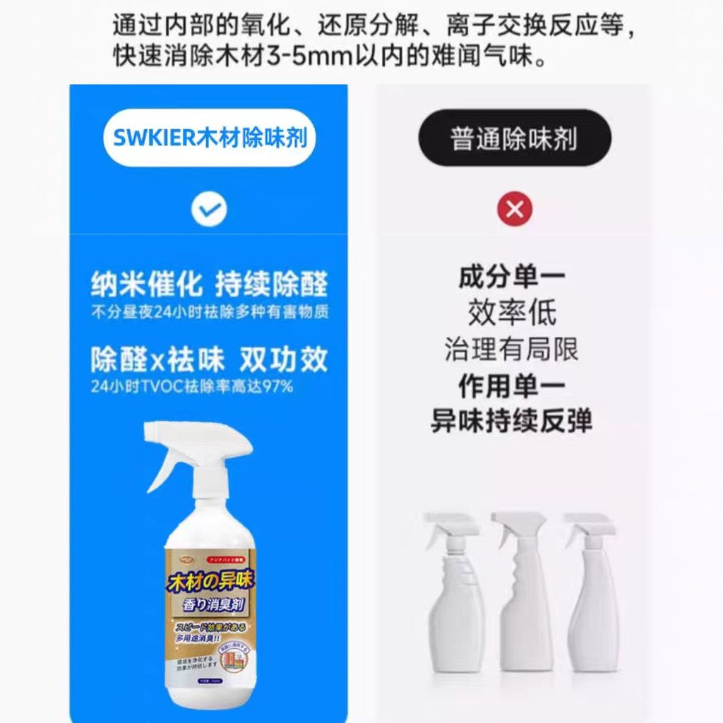 500ml Wood Furniture Formaldehyde Removal Spray 木材甲醛除味剂 木家具除味剂 Wood Anti-odor Spray