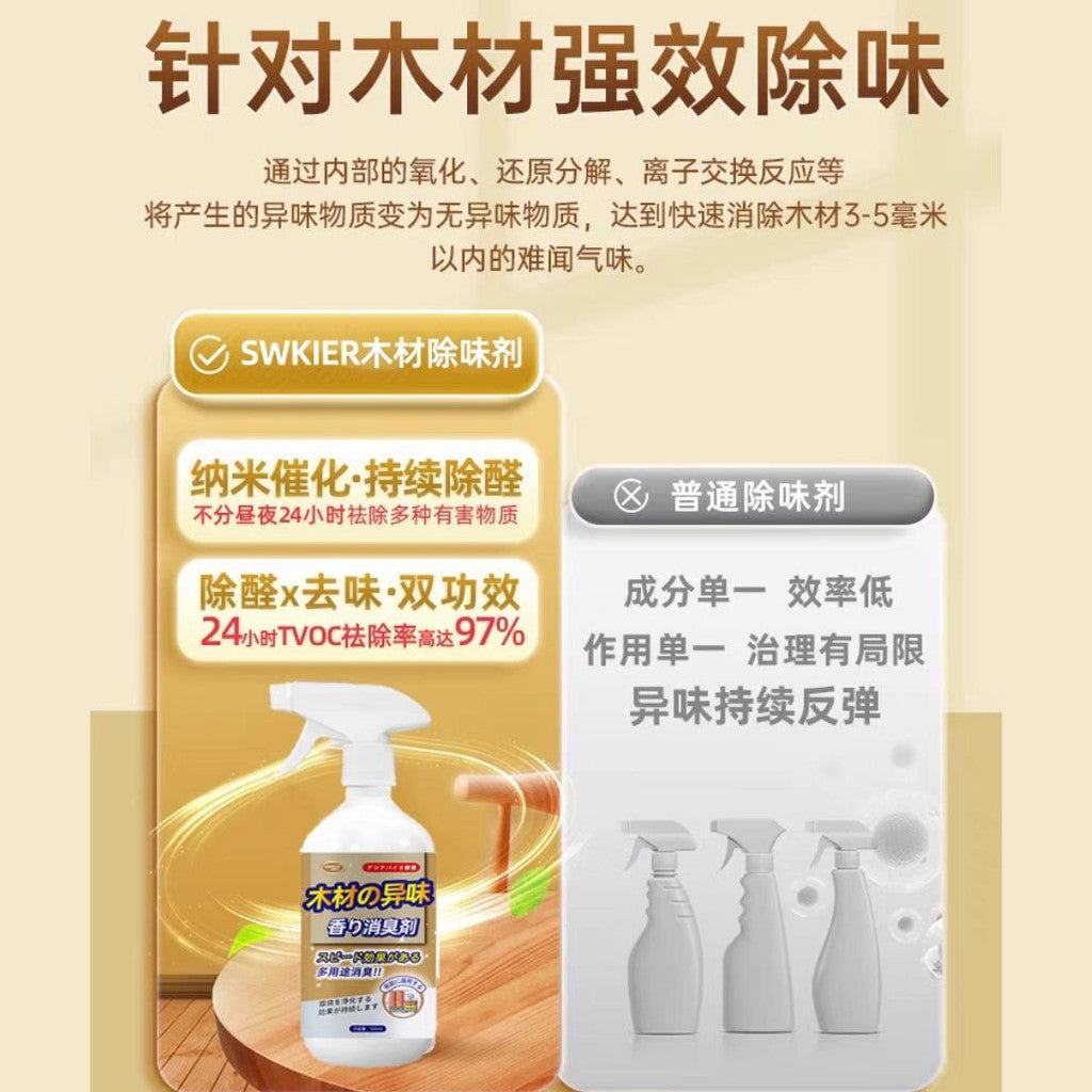 500ml Wood Furniture Formaldehyde Removal Spray 木材甲醛除味剂 木家具除味剂 Wood Anti-odor Spray