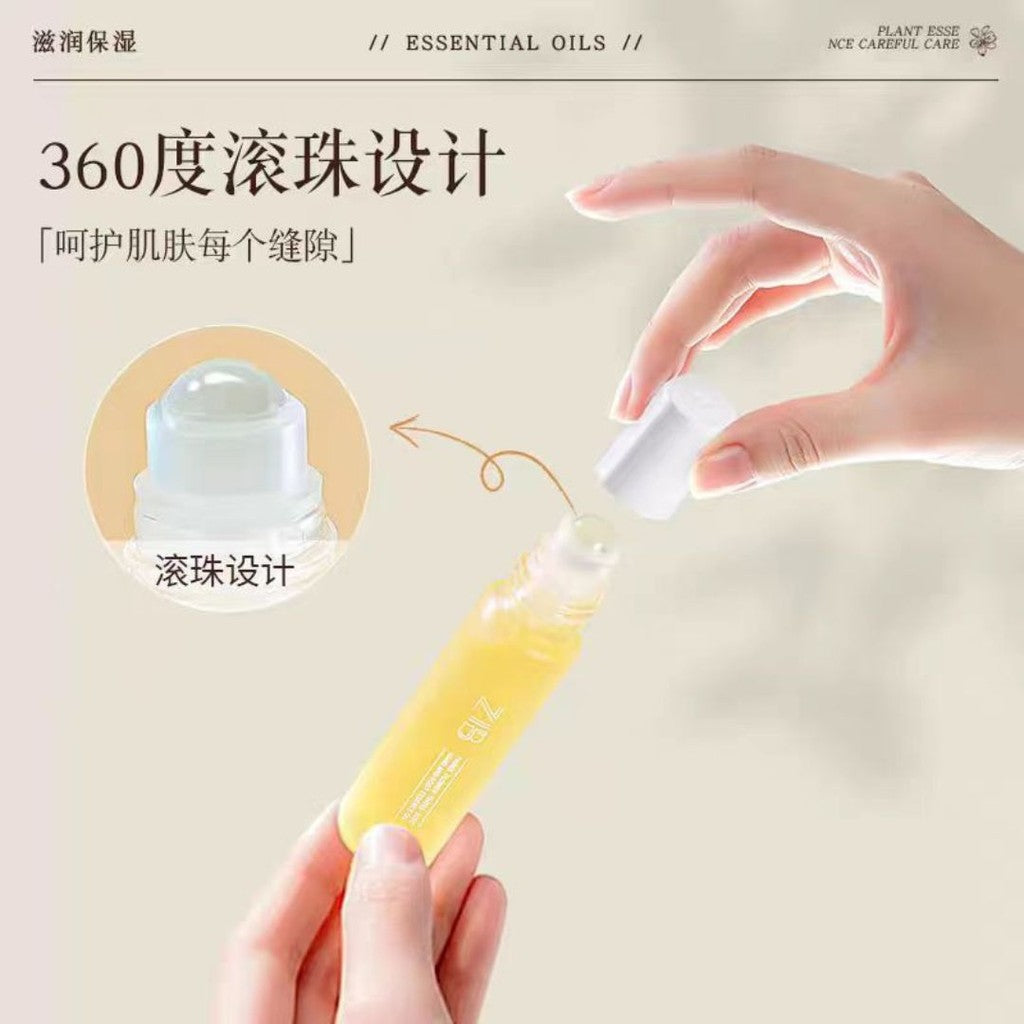 10ml 三花三籽精油护甲油 淡化手纹滋润甲边 3 Flower & 3 Seed-Based Nail Care Essential Oil Roller 三花三籽美甲指缘精华油营养油护理缝修  防干裂滋润补水滋养亮指甲美甲护理