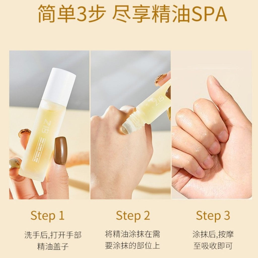 10ml 三花三籽精油护甲油 淡化手纹滋润甲边 3 Flower & 3 Seed-Based Nail Care Essential Oil Roller 三花三籽美甲指缘精华油营养油护理缝修  防干裂滋润补水滋养亮指甲美甲护理