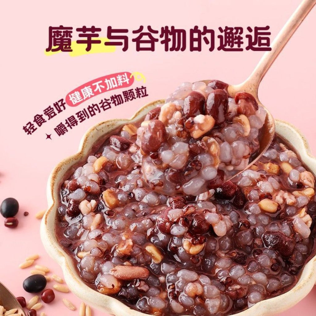 240g 清宜魔芋杂粮粥 低卡0脂肪0蔗糖速食免煮早餐粥 Multigrain Konjac Instant Porridge Low Calories No Sugar Added Fat Free Instant Porridge
