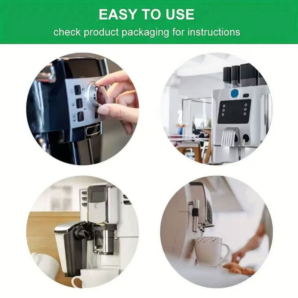30pcs颗 Coffee Machine Cleaning Tablets 意式咖啡机清洁片Descaling Coffee Machine Cleaner 去除水垢和油脂 咖啡机清洁剂