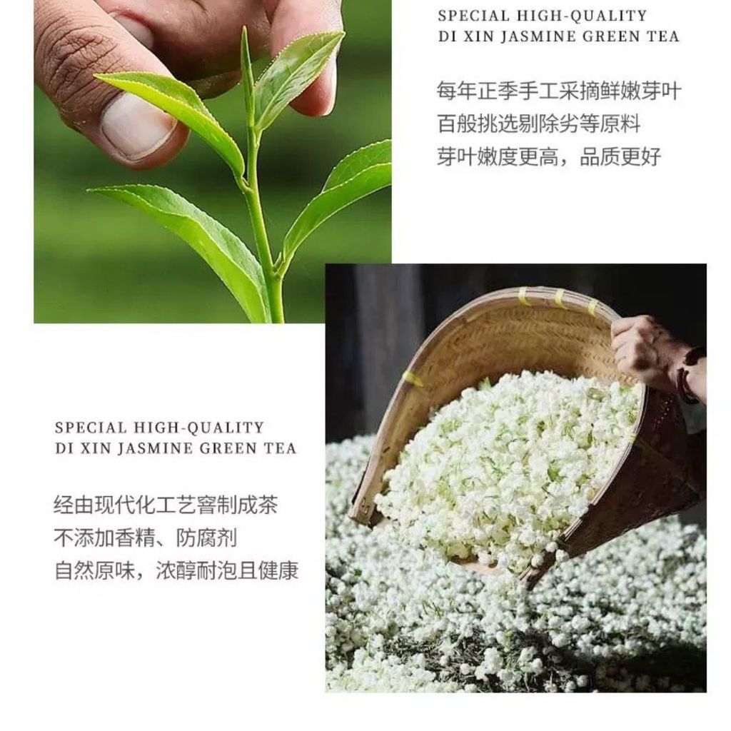 250g Jasmine Green Tea Leaf 茉莉雪芽 / 500g Ya Shi Xiang Tea Leaf 鸭屎香单丛  奶茶店专用经典原叶 Bo Ya Jasmine Green Milk Tea 伯牙绝弦同款茶底